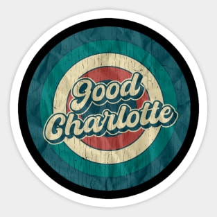 Good Charlotte - Retro Circle Sticker